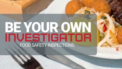 Check health and safety inspections before dining out