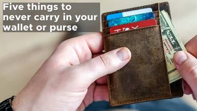 AARP: Five things to never carry in your wallet or purse