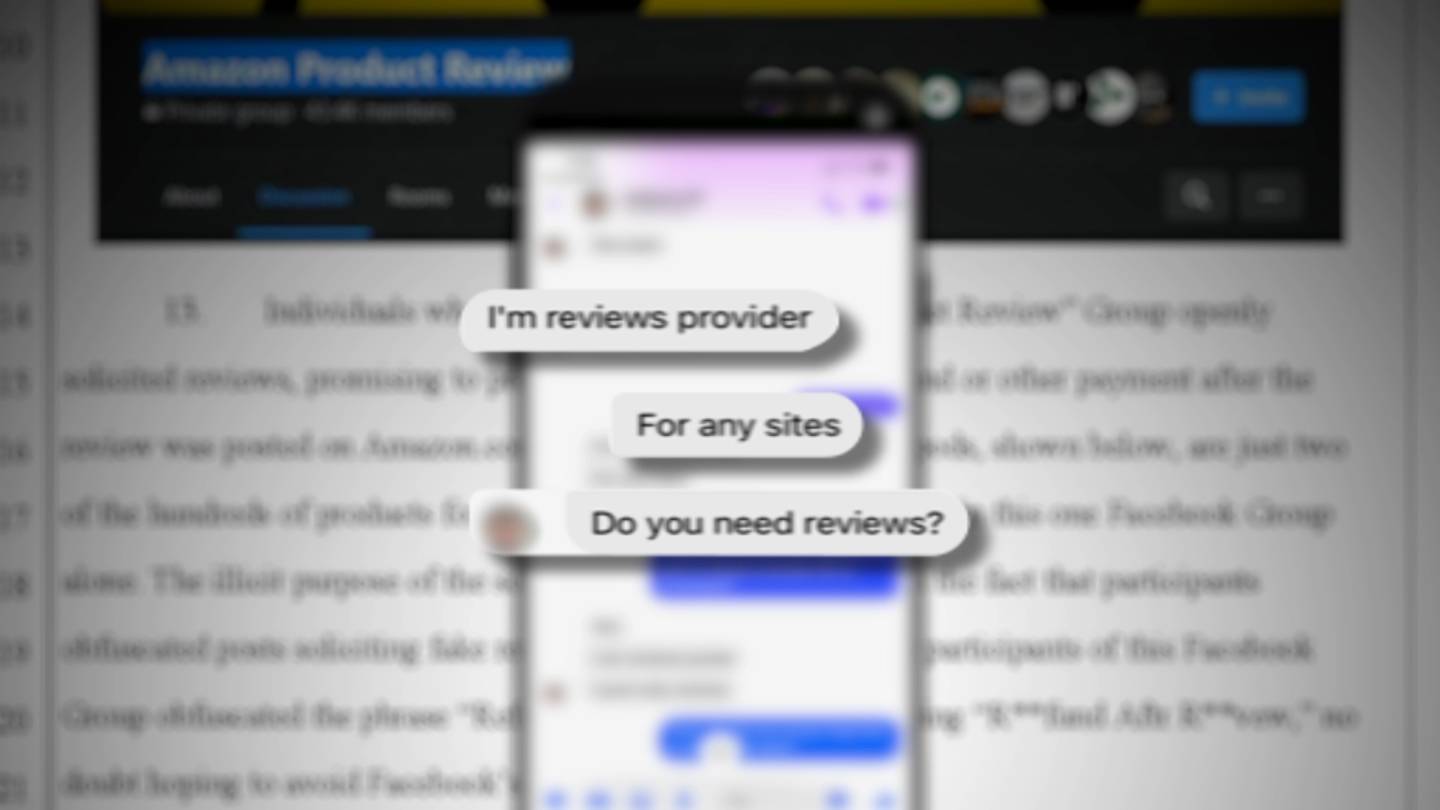 InvestigateTV reached out to an administrator of a Facebook group it found bartering, selling, and trading reviews. This is a message exchange between them and InvestigateTV.